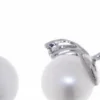 Discount Orecchini Donna In Oro Bianco Diamanti e Perle Gioielli e Delucchi | BB B09033 Donna Gioielli Donna
