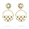 Discount Orecchini Donna Zirconi Colorati Gioielli | CPE127D Donna Gioielli Moda Donna | Idee Regalo