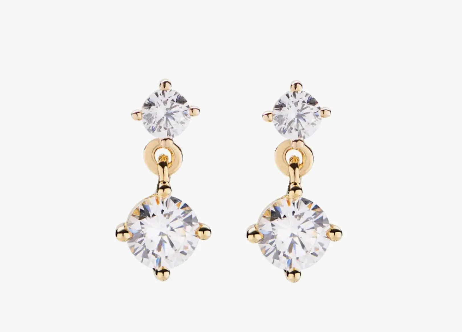 orecchini_dorati_princess_0-2.webp Clearance Dorati Princess Tondi Bianchi Gioielli Amen | ETOGB Donna Gioielli Moda Donna