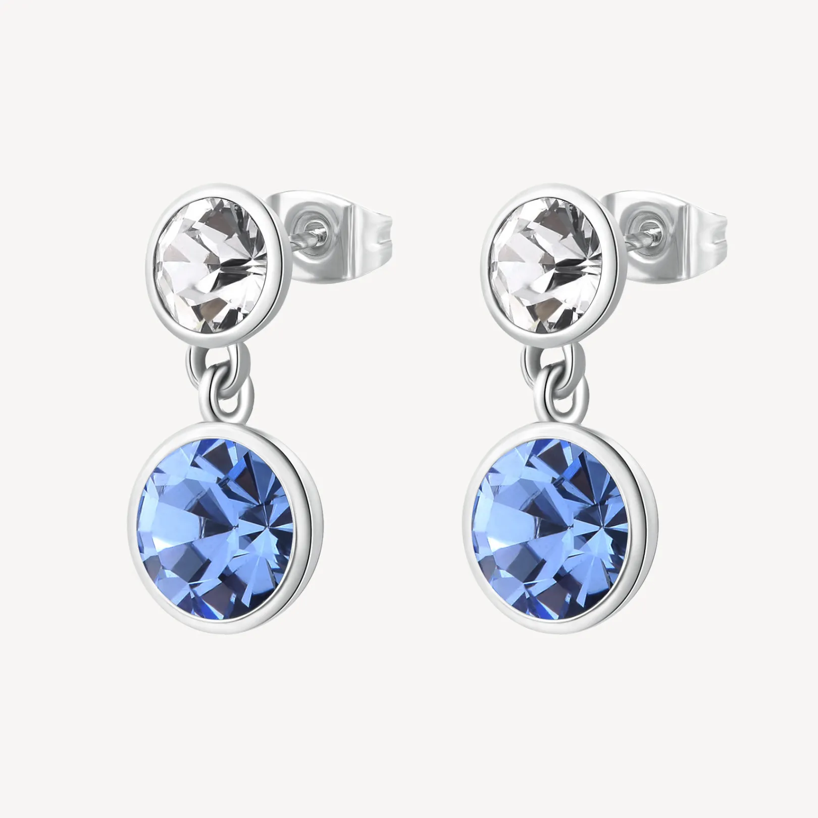 orecchini_pendenti_crista_0-1.webp Best Orecchini Pendenti Cristalli Sapphire Symphonia Gioielli | BYM174 Donna Gioielli Moda Donna