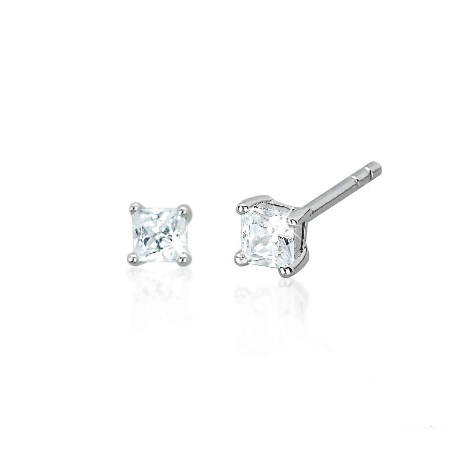 orecchini_punto_luce_arge_0.webp Outlet Orecchini Punto Luce Argento E Zircone Gioielli | 563023 Donna Gioielli Moda Donna