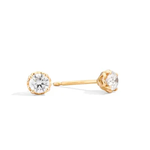 Online Orecchini Punto Luce In Oro Giallo E Diamanti Gioielli Anniversary | E01PX001/G027 Donna Gioielli Donna