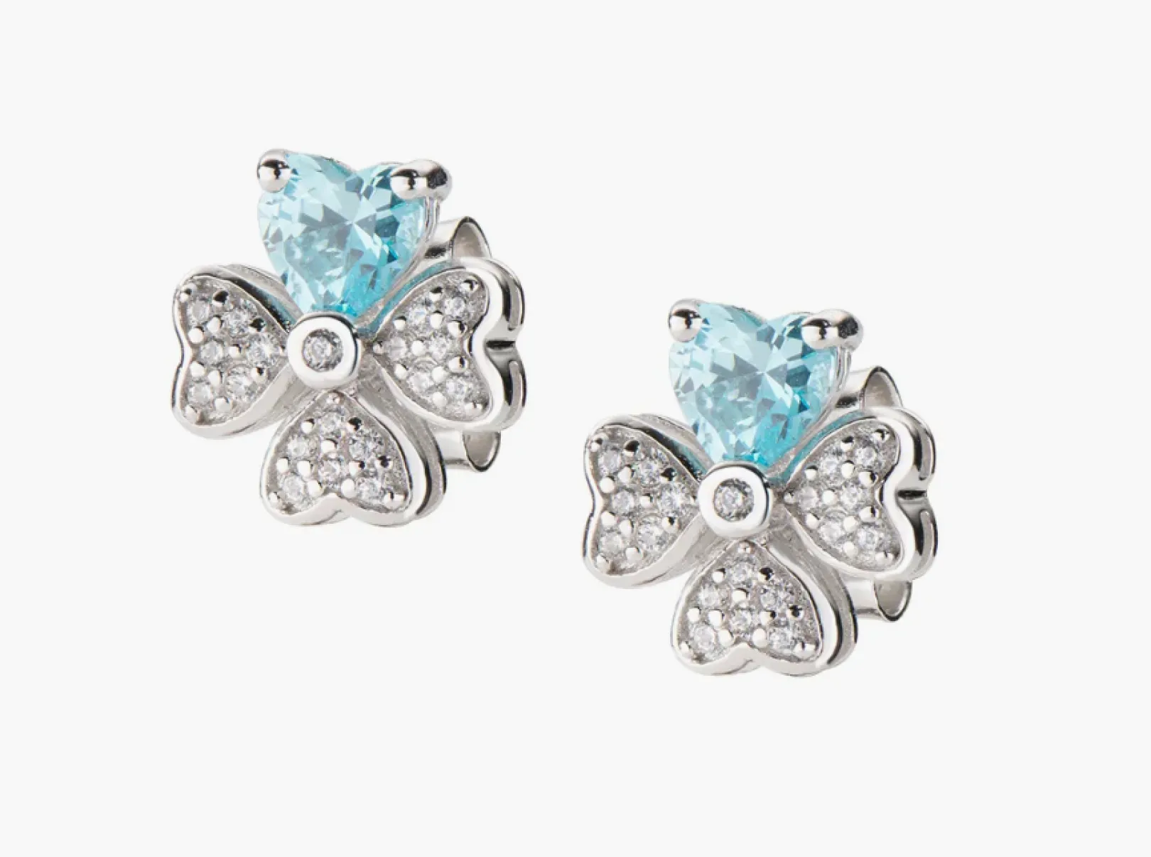 orecchini_quadricuore_acq_0.webp Sale Orecchini Quadricuore Acquamarina In Argento Con Zirconi Gioielli | EQUSBAC Donna Gioielli Moda Donna