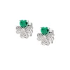 Online Orecchini Quadricuore In Argento Con Zirconi Gioielli | EQUSBV Donna Gioielli Moda Donna
