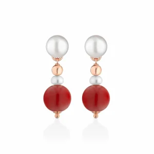 Clearance Orecchini Vaiana Con Perle Lelune Glamour | LGEA580 Donna Gioielli Moda Donna