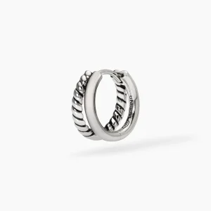 Discount Orecchino Doppio Cerchio Uomo Gioiello | 563708 Uomo Gioielli Moda Uomo
