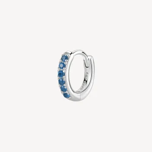 Clearance Orecchino Singolo Donna A Cerchietto Freedom Blue Gioielli Fancy | FFB80 Donna Gioielli Moda Donna