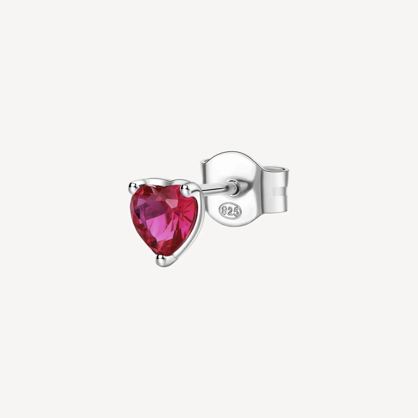 orecchino_singolo_donna_a_0-4.webp Sale Orecchino Singolo Donna A Cuore Ruby Gioielli Fancy | FPR91 Donna Gioielli Moda Donna