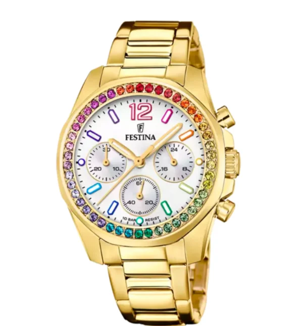 Outlet Orologio Cronografo Donna Boyfriend | F20609/2 Donna Orologi Donna