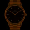 Clearance Orologio Daniel Wellington Iconic Link White Rose Gold 40 mm | DW00100343 Uomo Orologi Uomo