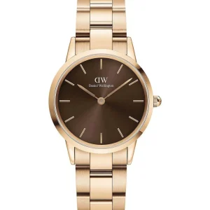 Sale Orologio Wellington Iconic Link Amber 32 Rose Gold Brown | DW00100462 Donna Orologi Donna