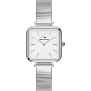 Outlet Orologio Wellington Quadro Studio Silver White | DW00100521 Donna Orologi Donna