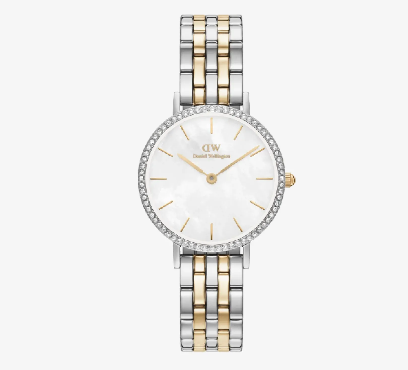 orologio_daniel_wellingto_0-170.webp Sale Orologio Wellington Petite Lumine Bezel 5-Link Two-Tone Mop | DW001006645 Donna Orologi Donna