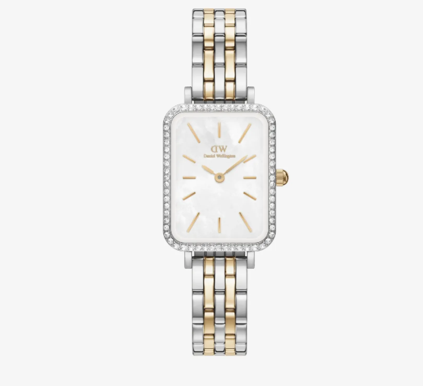 orologio_daniel_wellingto_0-172.webp Online Orologio Wellington Quadro Lumine Bezel 5-Link Two-Tone Mop | DW00100671 Donna Orologi Donna