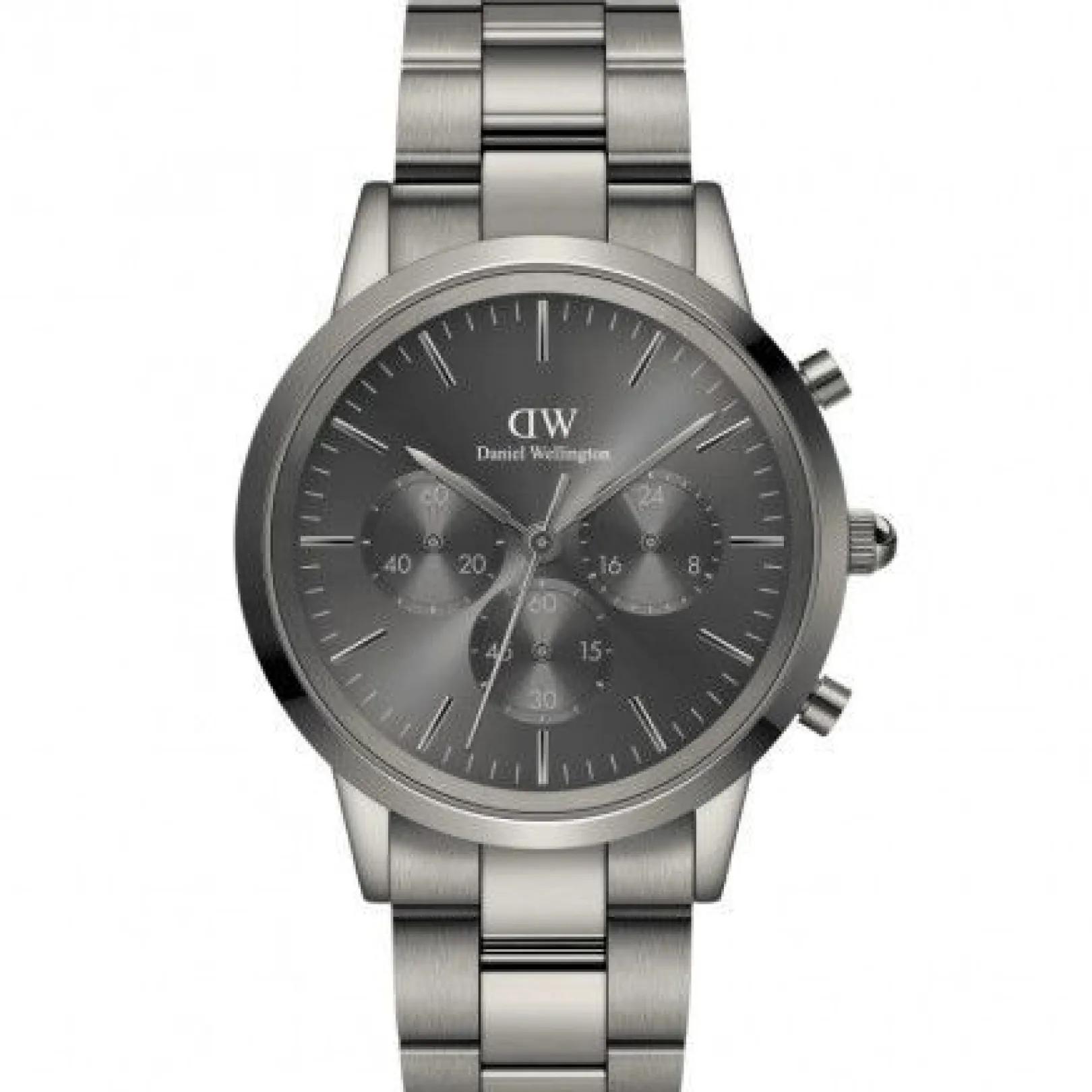 orologio_daniel_wellingto_0-20.webp Fashion Orologio Wellington Iconic Chronograph Link Graphite Gm | DW00100643 Uomo Orologi Uomo | Idee Regalo