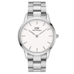 New Orologio Wellington Iconic Link White Silver 40 mm | DW00100341 Uomo Orologi Uomo