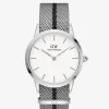 Outlet Orologio Wellington Iconic Nato Grrey/Black | DW00100679 Uomo Orologi Uomo