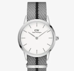 Outlet Orologio Wellington Iconic Nato Grrey/Black | DW00100679 Uomo Orologi Uomo