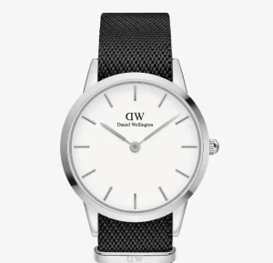Discount Orologio Wellington Iconic Black Nato White Dial | DW00100677 Uomo Orologi Uomo
