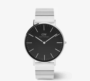 Online Orologio Wellington Classic Piano Link Onyx Silver | DW00100774 Uomo Orologi Uomo