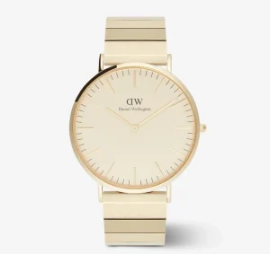 New Orologio Wellington Classic Piano Link Gold Unitone | DW00100779 Uomo Orologi Uomo
