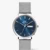 Sale Orologio Wellington Uomo Classic Day Display Sterling Arctic | DW00100833 Uomo Orologi Uomo