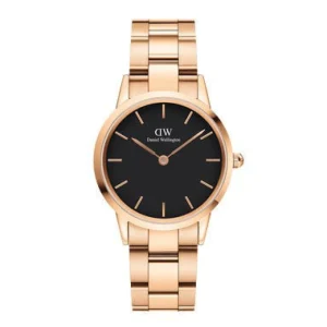 Clearance Orologio Wellington Iconic Link Rose Gold Black 32 mm | DW00100212 Donna Orologi Donna