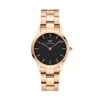 Fashion Orologio Wellington Iconic Link Rose Gold Black 28 mm | DW00100214 Donna Orologi Donna