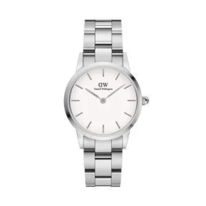 Online Orologio Wellington Iconic Link White Silver 28 mm | DW00100207 Donna Orologi Donna