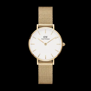 Outlet Orologio Wellington Petite Evergold Gold White 28 mm | DW00100350 Donna Orologi Donna