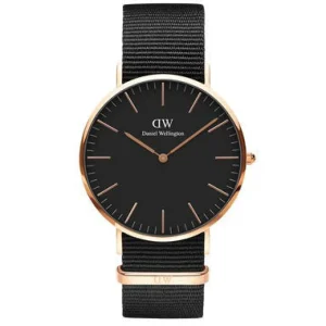 Clearance Orologio Wellington Classic Black Cornwall 40mm Rose Gold | DW00100148 Uomo Orologi Uomo