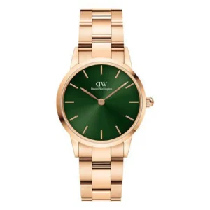 Online Orologio Wellington Iconic Link Emerald 28 Rose Gold Green | DW00100421 Donna Orologi Donna
