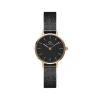 Fashion Orologio Wellington Petite Pressed Ashfield 24 Rose Gold Black | DW00100441 Donna Orologi Donna