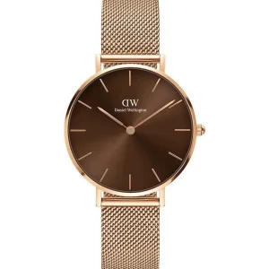 Outlet Orologio Wellington Petite Rose Amber 32 mm | DW00100477 Donna Orologi Donna
