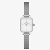 Hot Orologio Donna Wellington Quadro Mini Lumine Bezel Silver | DW00100732 Donna Orologi Donna
