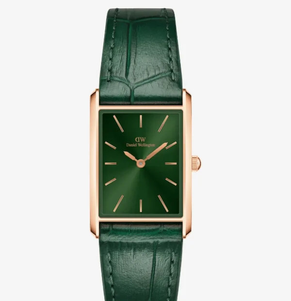 Discount Orologio Donna Wellington Bound Crocodile Emerald Sunray Rose Gold | DW00100694 Donna Orologi Donna
