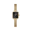 Fashion Orologio Donna Wellington Quadro Mini Evergold Onyx | DW00100652 Donna Orologi Donna