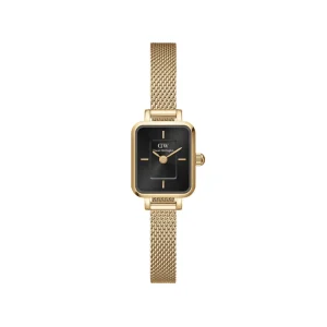 Fashion Orologio Donna Wellington Quadro Mini Evergold Onyx | DW00100652 Donna Orologi Donna