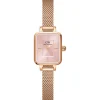 Clearance Orologio Donna Wellington Quadro Mini Melrose Blush | DW00100650 Donna Orologi Donna