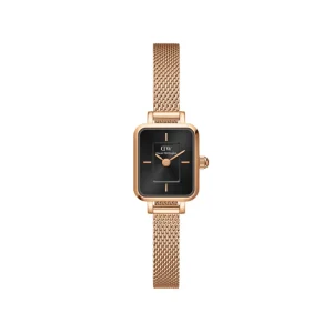 Discount Orologio Donna Wellington Quadro Mini Melrose Onyx | DW00100647 Donna Orologi Donna