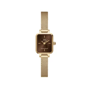 Fashion Orologio Donna Daniel Wellington Quadro Mini Evergold Amber | DW00100654 Donna Orologi Donna