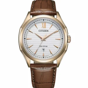 Online Orologio Elegant Cinturino In Pelle | AW1753-10A Uomo Orologi Uomo