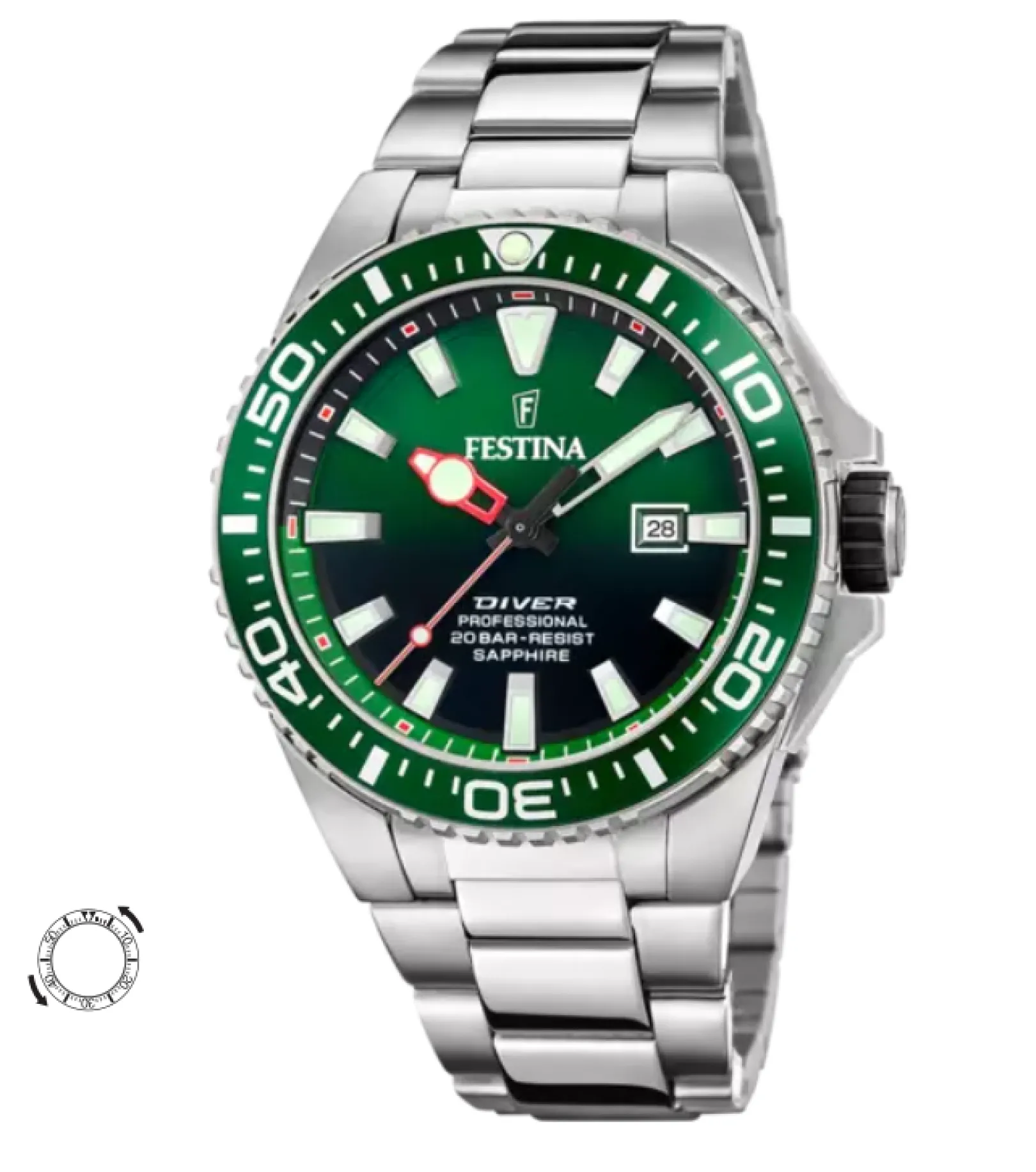orologio_uomo_al_quarzo_v_0.webp Sale Orologio Uomo Al Quarzo Verde | F20663/2 Uomo Orologi Uomo