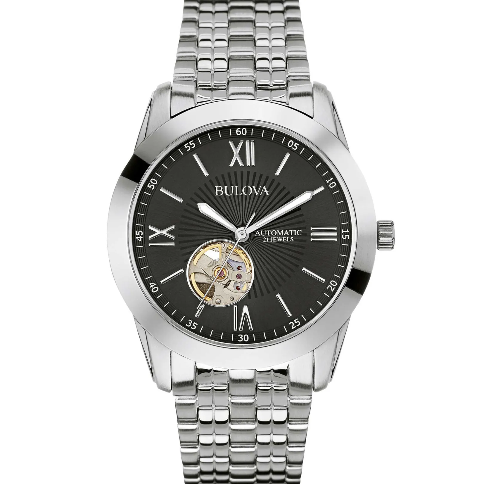 orologio_uomo_bulova_auto_0.webp Clearance Orologio Uomo Automatic Open Heart | 96A158 Uomo Orologi Uomo