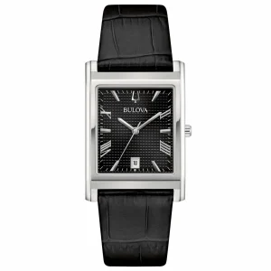 Outlet Orologio Uomo Classic Rectangle Nero | 96B445 Uomo Orologi Uomo