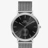 Online Orologio Uomo Daniel Wellington Classic Multi-Eye Sterling Onyx | DW00100711 Uomo Orologi Uomo