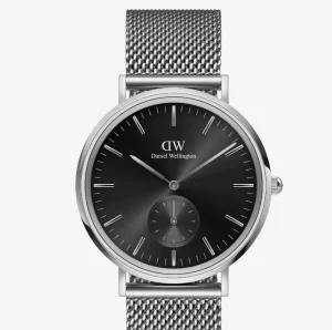 Online Orologio Uomo Daniel Wellington Classic Multi-Eye Sterling Onyx | DW00100711 Uomo Orologi Uomo