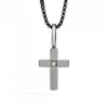 Outlet Pendente Uomo In Oro E Diamanti | P16CR089/N-52 Uomo Gioielli Uomo