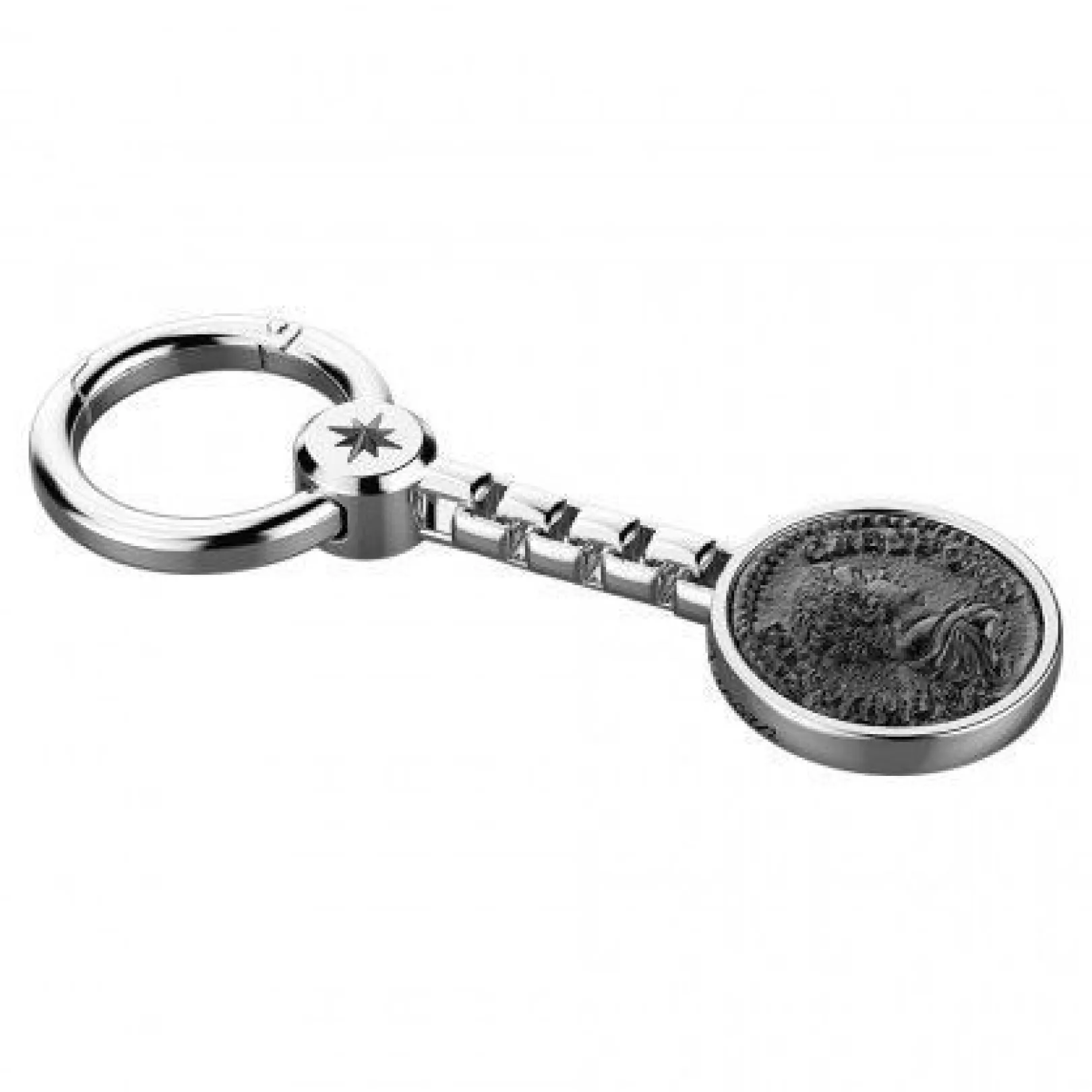 portachiavi_uomo_moneta_i_0.webp Discount Portachiavi Uomo "Moneta" In Argento Gioielli | ESP028 Portachiavi