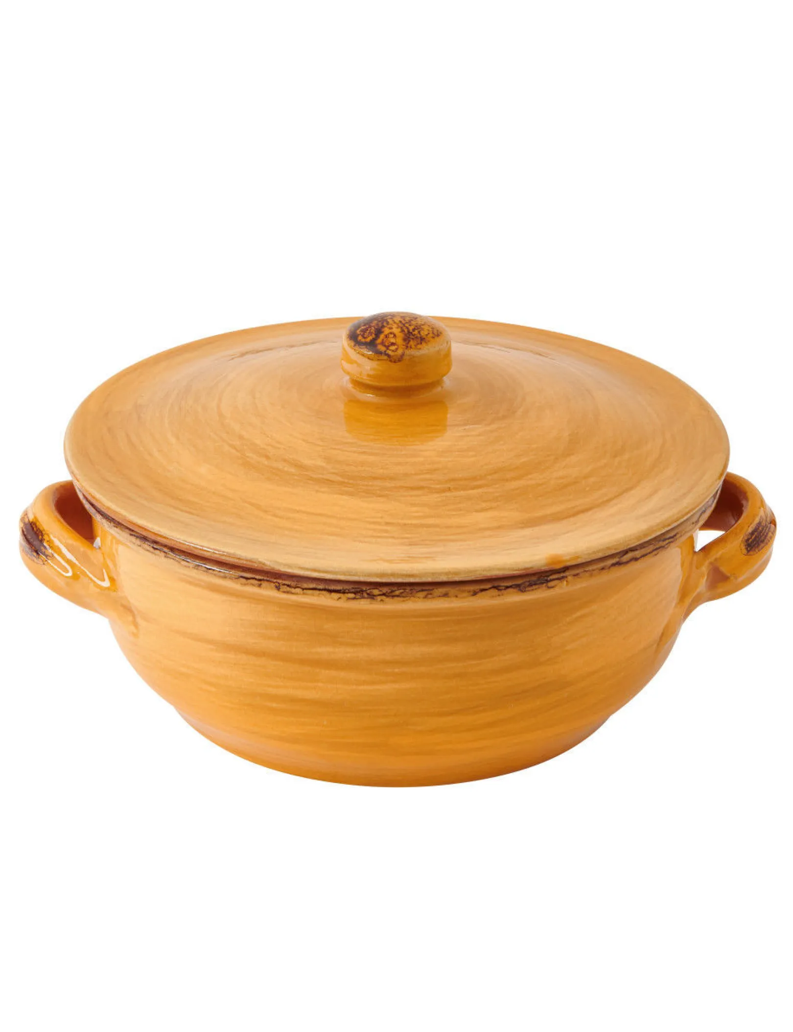 tegame_giallo_con_coperch_0.webp Outlet Tegame Giallo Con Coperchio Terracotta Da Fuoco Brandani | 52264 Cucina&techno